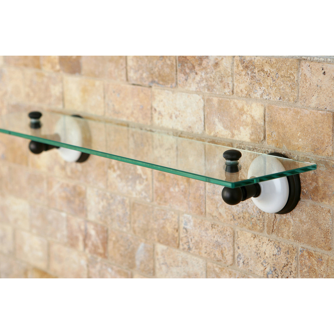 Elements of Design EBA1119ORB Glass Shelf, Oil Rubbed Bronze