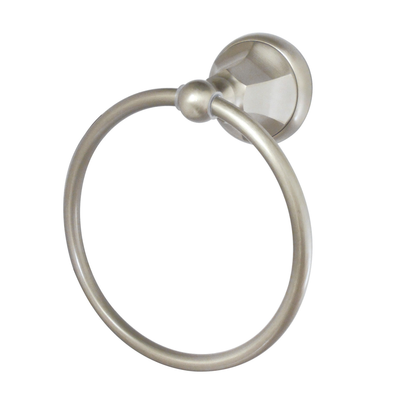 Elements of Design EBA4814SN 6-Inch Towel Ring, Brushed Nickel