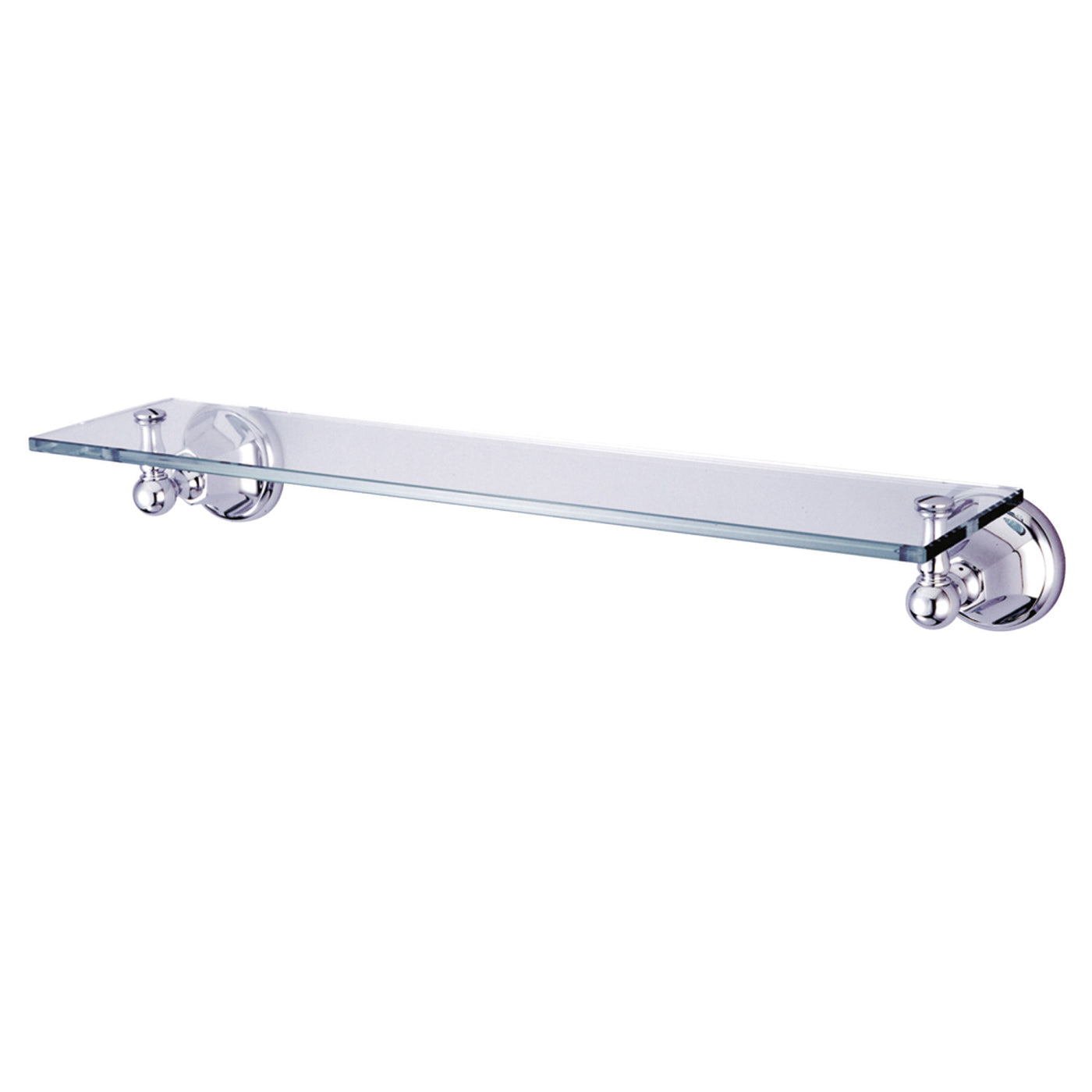 Elements of Design EBA4819C Glass Shelf, Polished Chrome