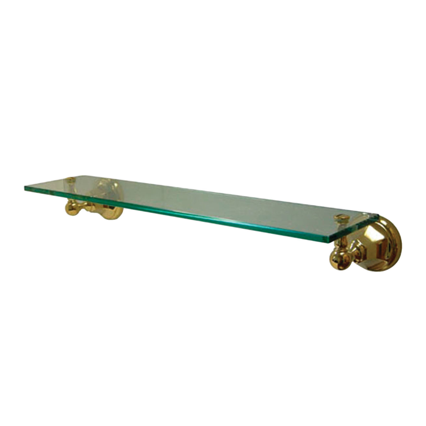 Elements of Design EBA4819PB Glass Shelf, Polished Brass