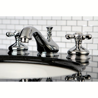 Elements of Design ES1161AX Widespread Bathroom Faucet with Brass Pop-Up, Polished Chrome