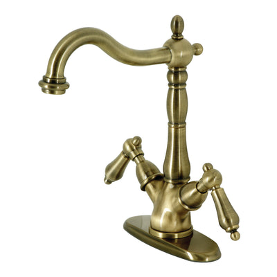 Elements of Design ES1493AL 2-Handle Vessel Sink Faucet, Antique Brass