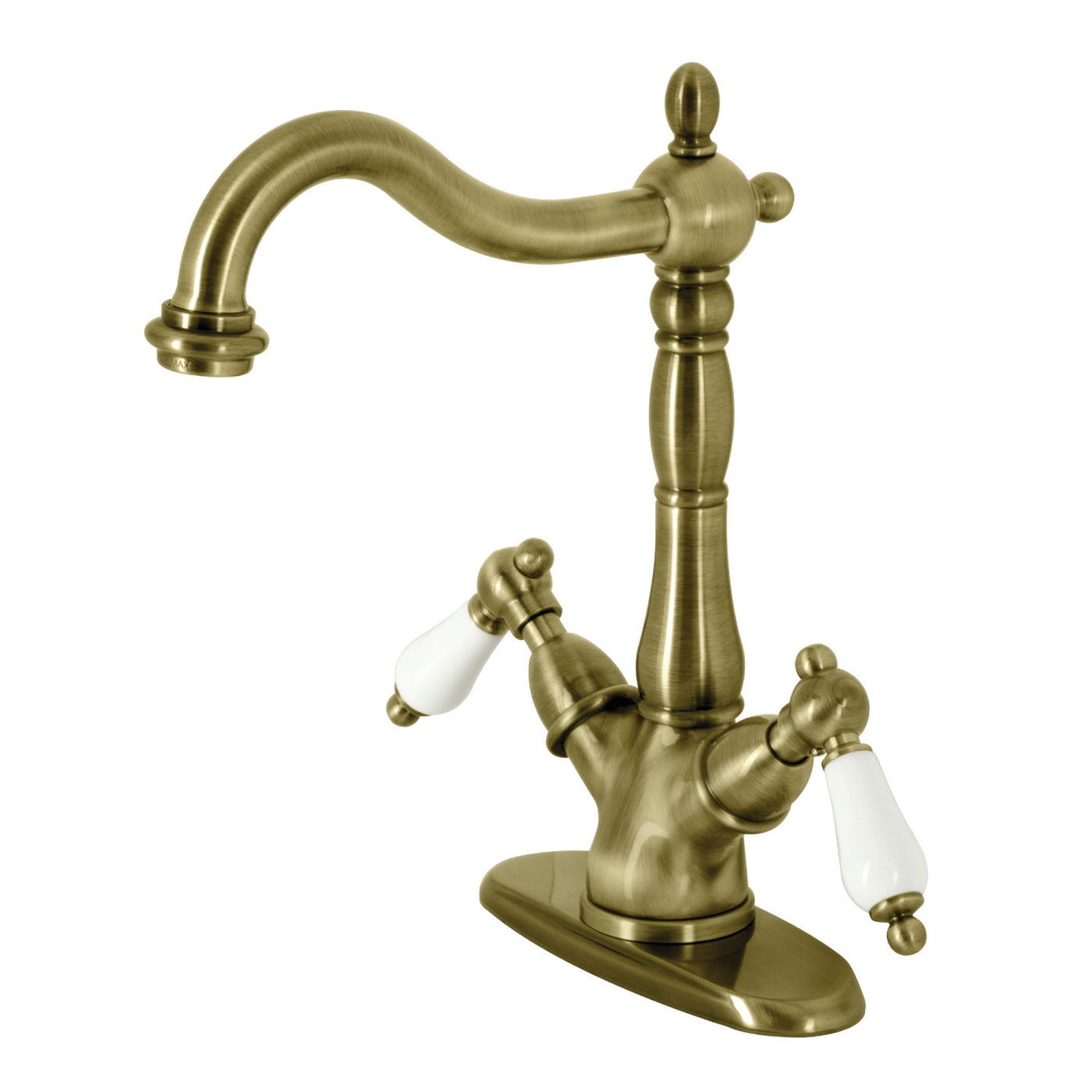 Elements of Design ES1493PL Vessel Sink Faucet, Antique Brass