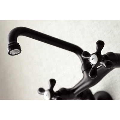 Elements of Design ES2135X Adjustable Center Wall Mount Kitchen Faucet, Oil Rubbed Bronze