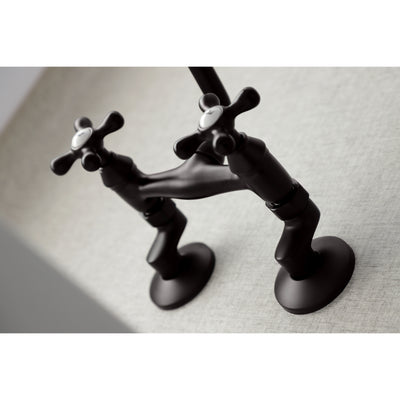 Elements of Design ES2135X Adjustable Center Wall Mount Kitchen Faucet, Oil Rubbed Bronze