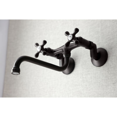 Elements of Design ES215ORB Adjustable Center Wall Mount Bathroom Faucet, Oil Rubbed Bronze