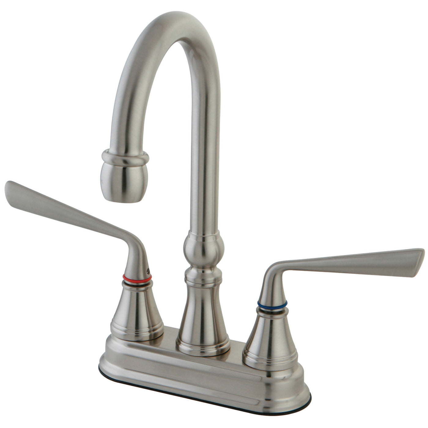 Elements of Design ES2498ZL 4-Inch Centerset Bar Faucet, Brushed Nickel