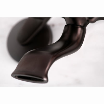 Elements of Design ES2655X Adjustable Center Tub Wall Mount Clawfoot Tub Faucet, Oil Rubbed Bronze