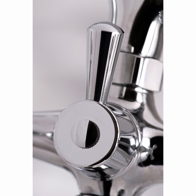 Elements of Design ES2681X Deck Mount Clawfoot Tub Faucet with Hand Shower, Polished Chrome