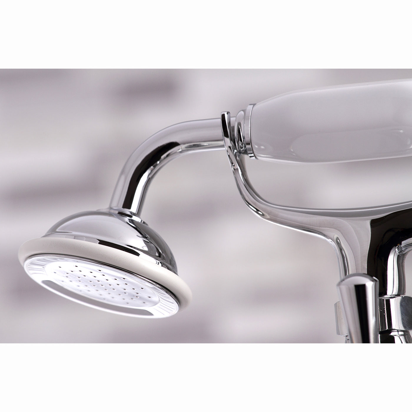 Elements of Design ES2681X Deck Mount Clawfoot Tub Faucet with Hand Shower, Polished Chrome