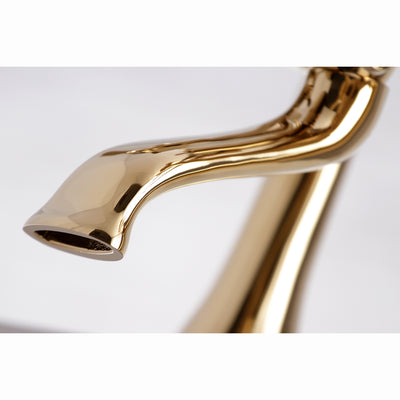 Elements of Design ES2682X Deck Mount Clawfoot Tub Faucet with Hand Shower, Polished Brass