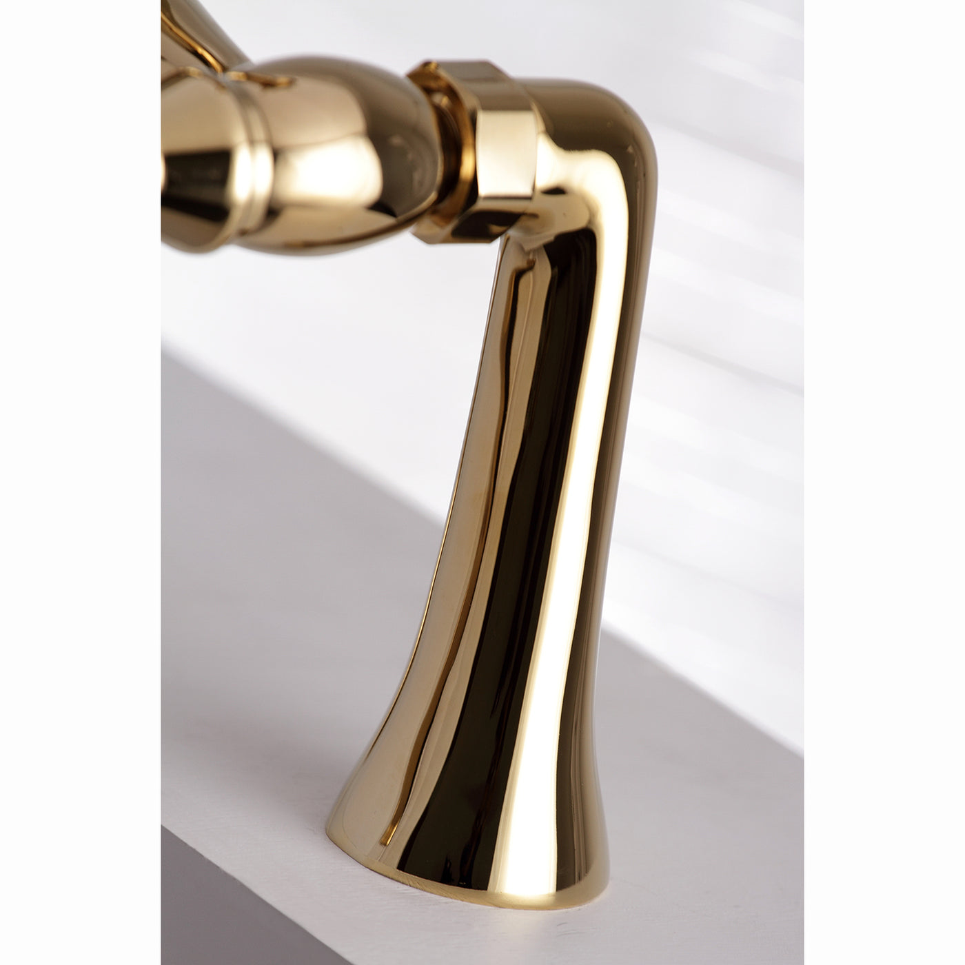 Elements of Design ES2682X Deck Mount Clawfoot Tub Faucet with Hand Shower, Polished Brass