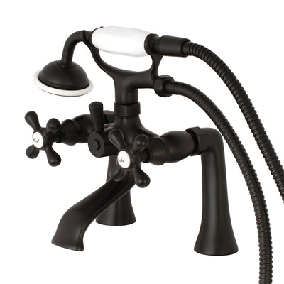 Elements of Design ES2685X Deck Mount Clawfoot Tub Faucet with Hand Shower, Oil Rubbed Bronze