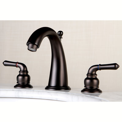 Elements of Design ES2965 Widespread Bathroom Faucet with Brass Pop-Up, Oil Rubbed Bronze