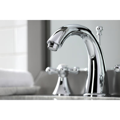 Elements of Design ES2971AX Widespread Bathroom Faucet with Brass Pop-Up, Polished Chrome