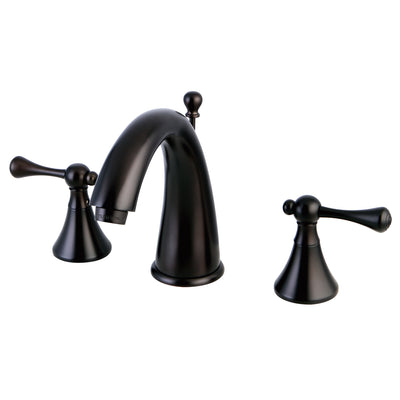 Elements of Design ES2975BL Widespread Bathroom Faucet with Brass Pop-Up, Oil Rubbed Bronze