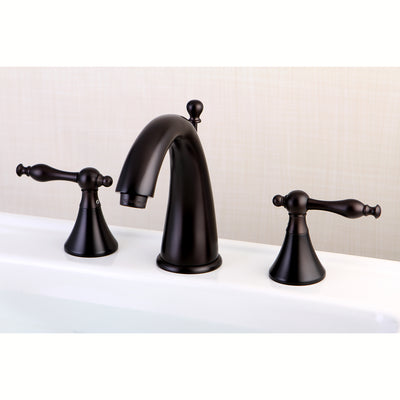 Elements of Design ES2975NL Widespread Bathroom Faucet with Brass Pop-Up, Oil Rubbed Bronze