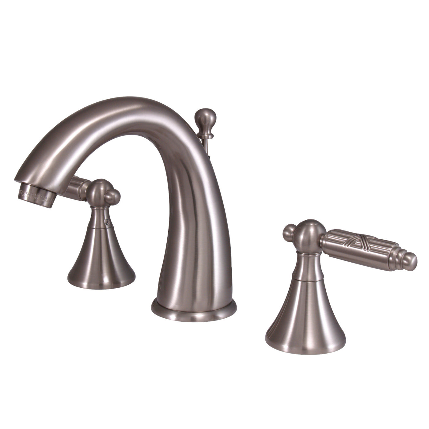 Elements of Design ES2978GL Widespread Bathroom Faucet with Brass Pop-Up, Brushed Nickel