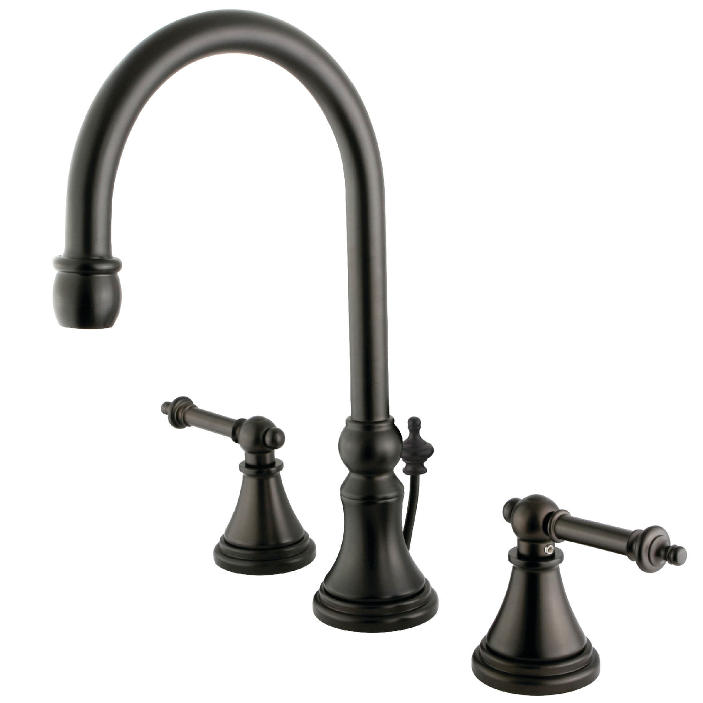 Elements of Design ES2985TL Widespread Bathroom Faucet with Brass Pop-Up, Oil Rubbed Bronze