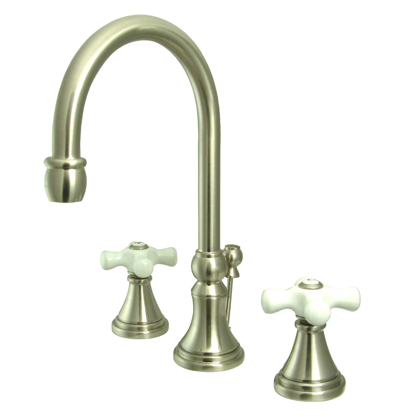 Elements of Design ES2988PX Widespread Bathroom Faucet, Brushed Nickel