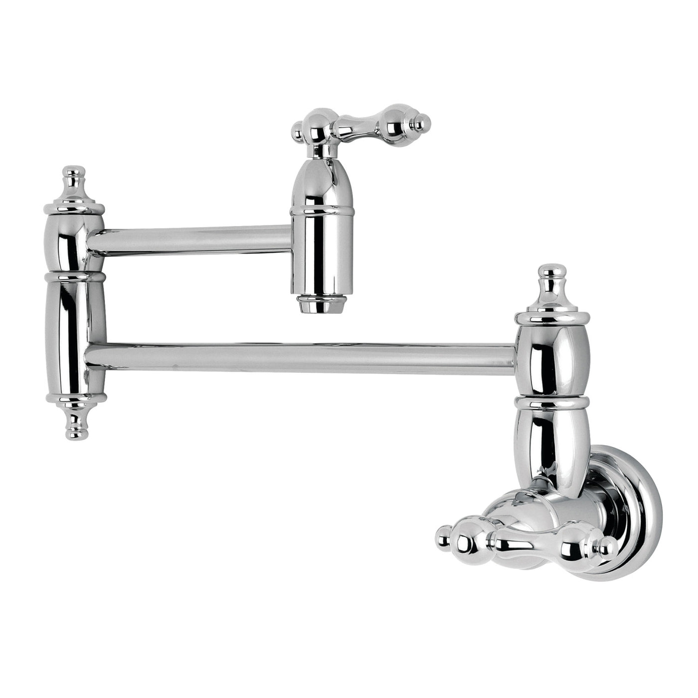 Elements of Design ES3101AL Wall Mount Pot Filler Kitchen Faucet, Polished Chrome