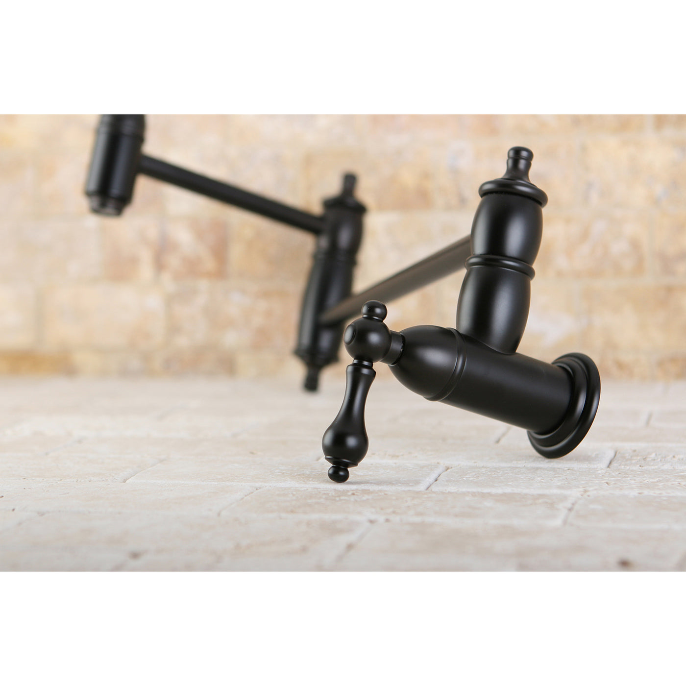 Elements of Design ES3105AL Wall Mount Pot Filler Kitchen Faucet, Oil Rubbed Bronze