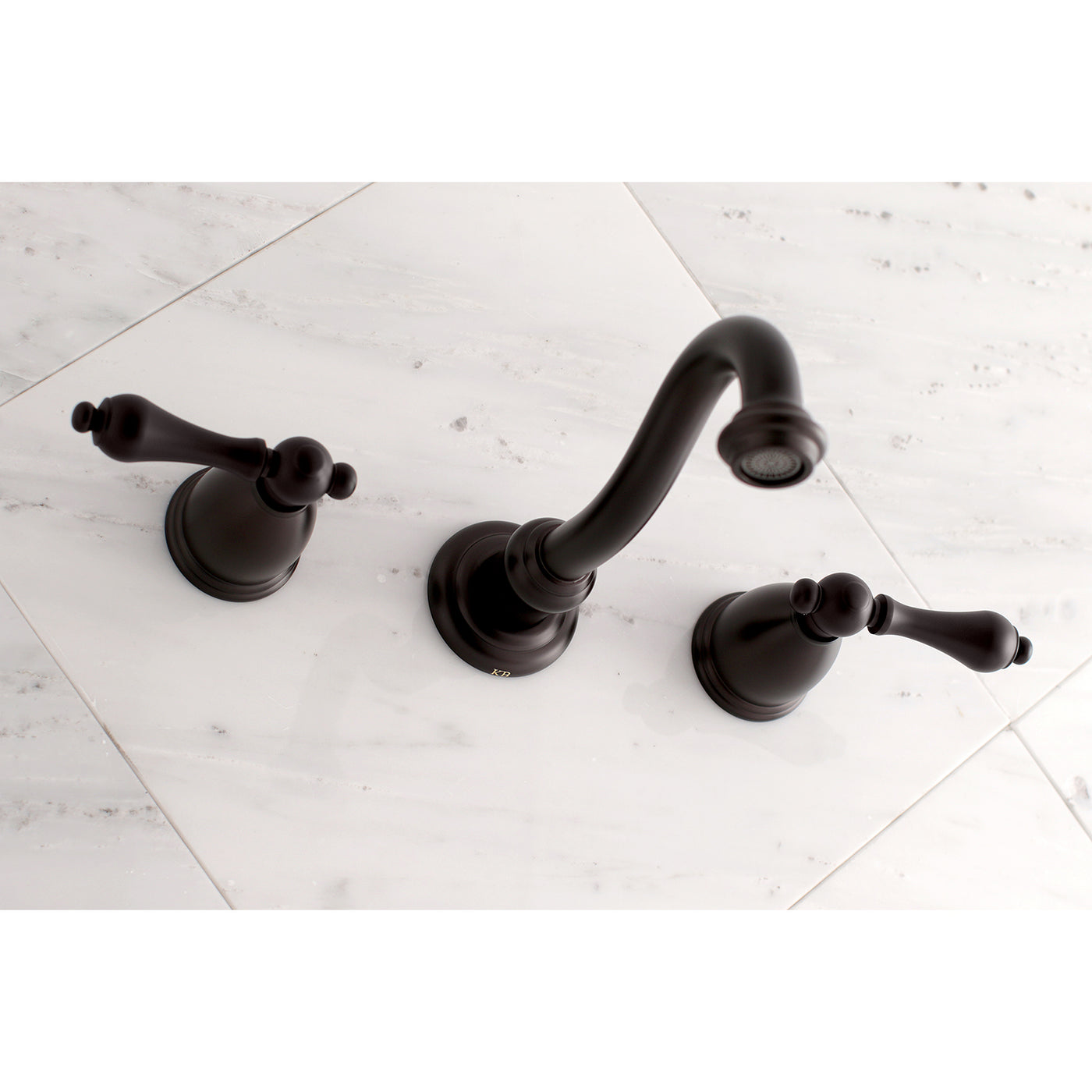 Elements of Design ES3125AL 2-Handle Wall Mount Bathroom Faucet, Oil Rubbed Bronze