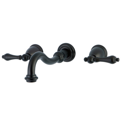 Elements of Design ES3125AL 2-Handle Wall Mount Bathroom Faucet, Oil Rubbed Bronze