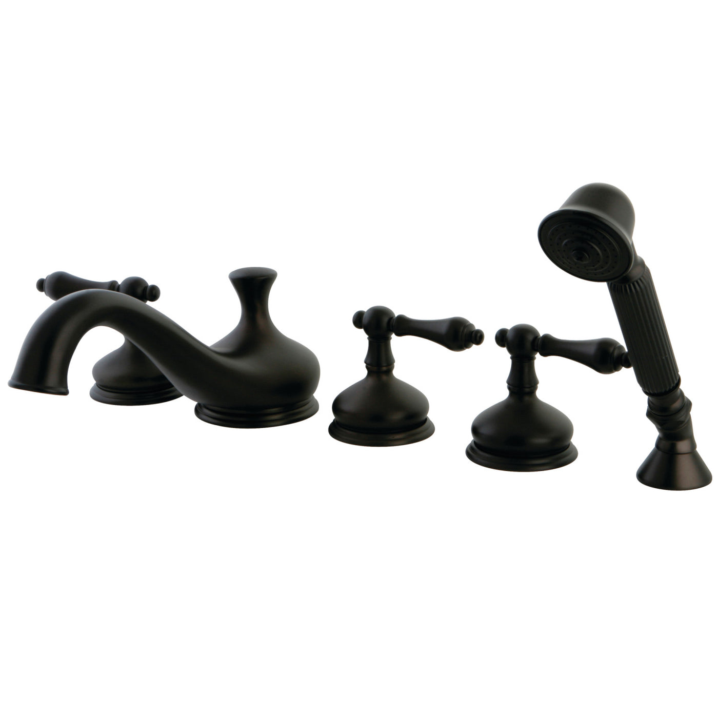 Elements of Design ES33355AL Roman Tub Faucet with Hand Shower, Oil Rubbed Bronze