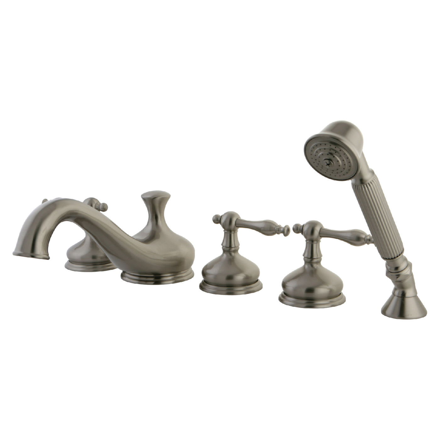 Elements of Design ES33385NL Roman Tub Faucet with Hand Shower, Brushed Nickel