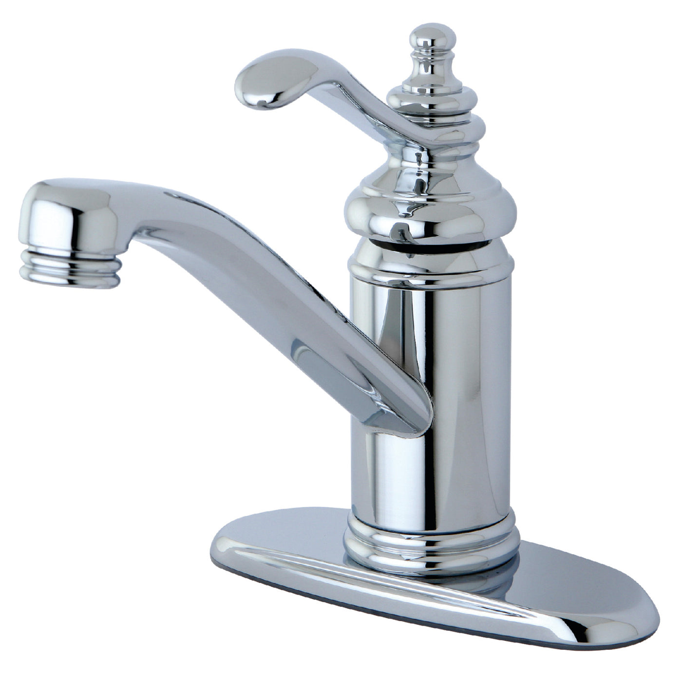 Elements of Design ES3401TL Single-Handle Bathroom Faucet with Push Pop-Up, Polished Chrome