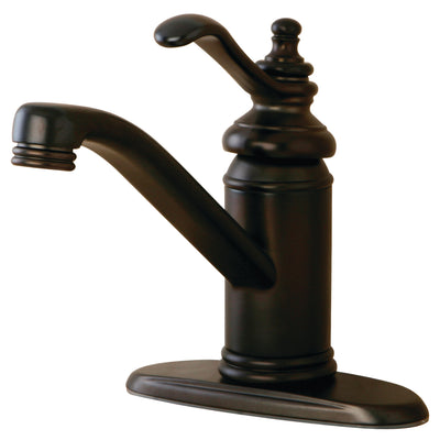 Elements of Design ES3405TL Single-Handle Bathroom Faucet with Push Pop-Up, Oil Rubbed Bronze