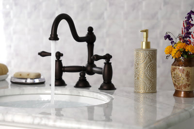 Elements of Design ES3915AL Bridge Bathroom Faucet, Oil Rubbed Bronze