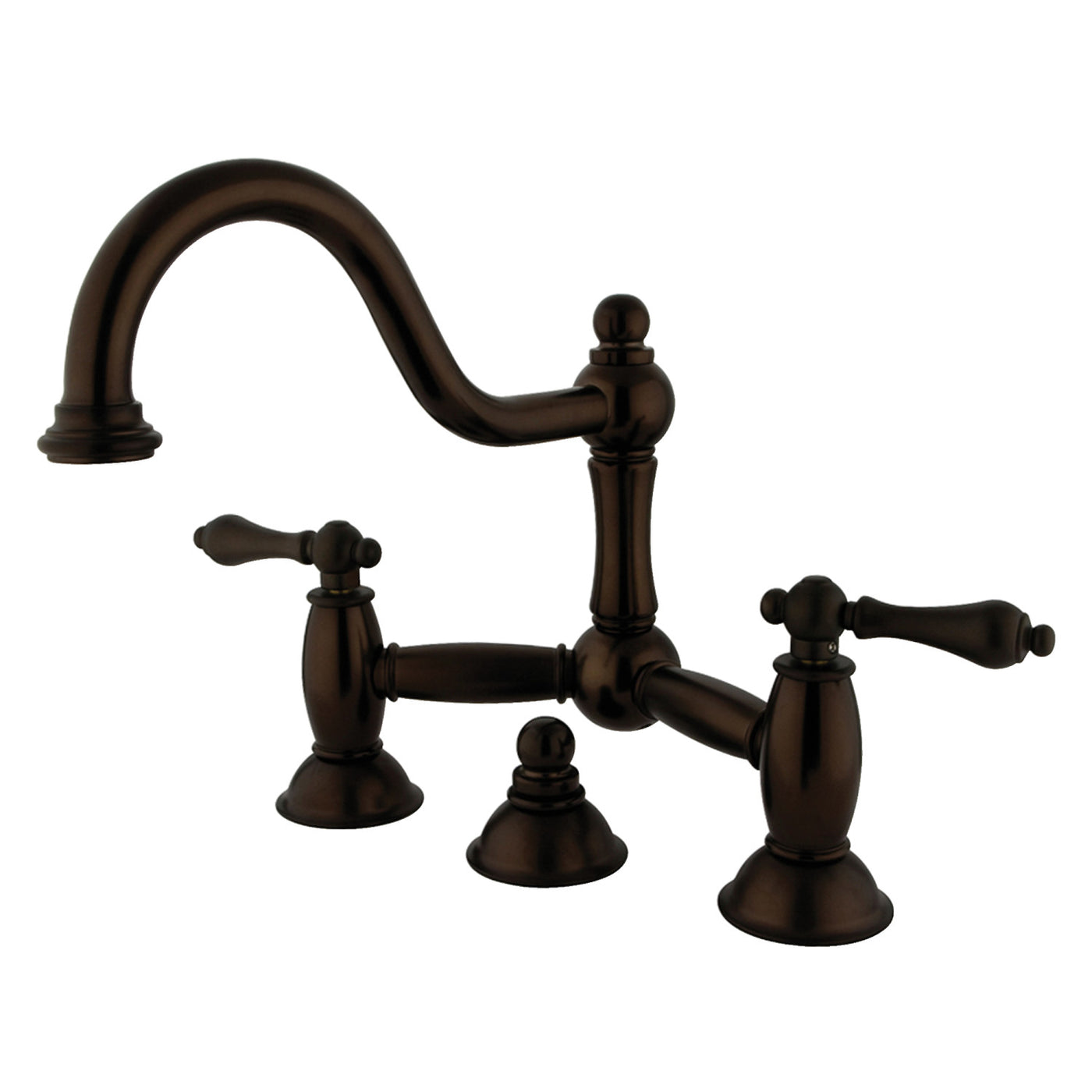 Elements of Design ES3915AL Bridge Bathroom Faucet, Oil Rubbed Bronze