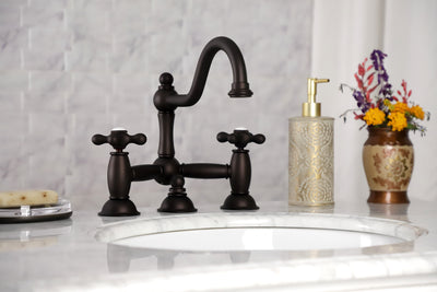 Elements of Design ES3915AX Bridge Bathroom Faucet, Oil Rubbed Bronze