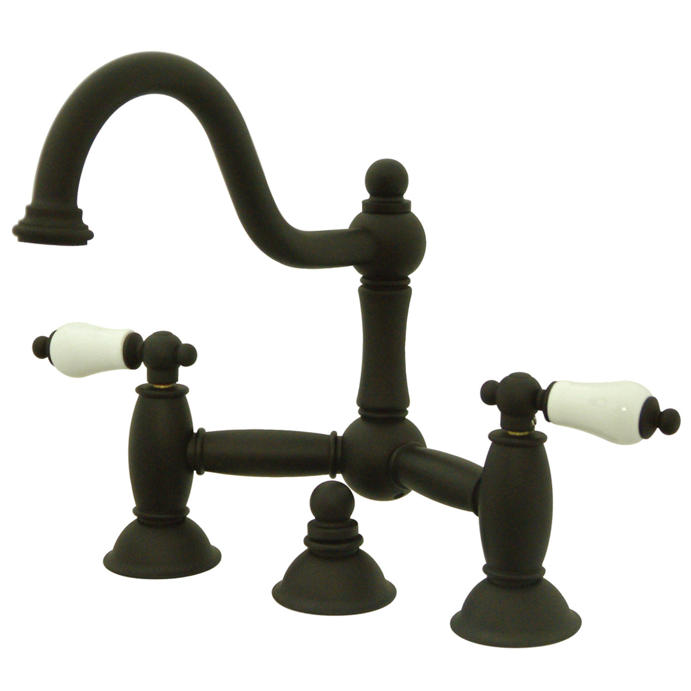 Elements of Design ES3915PL Bridge Bathroom Faucet, Oil Rubbed Bronze