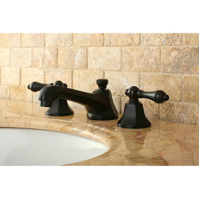 Elements of Design ES4465AL Widespread Bathroom Faucet with Brass Pop-Up, Oil Rubbed Bronze