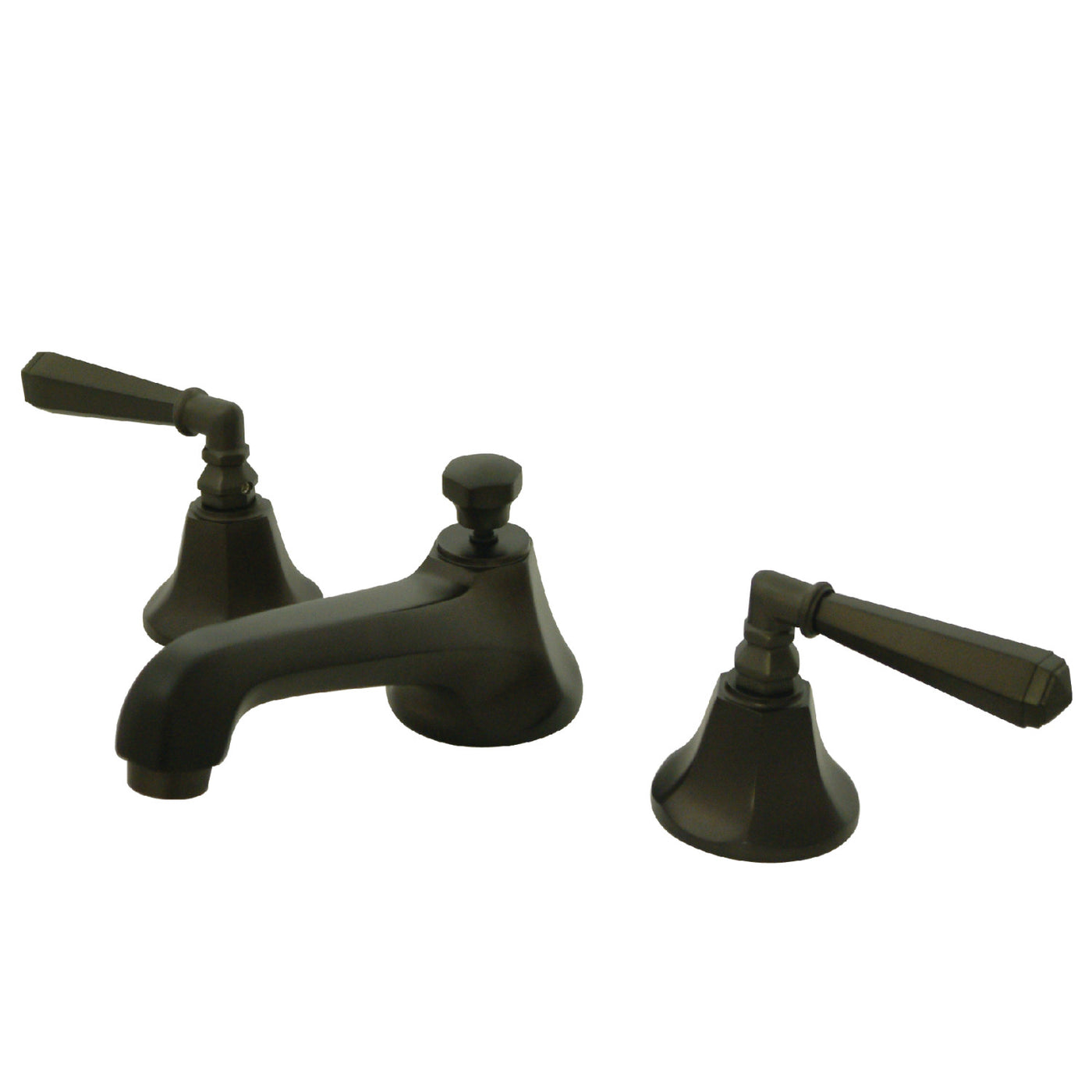 Elements of Design ES4465HL Widespread Bathroom Faucet with Brass Pop-Up, Oil Rubbed Bronze