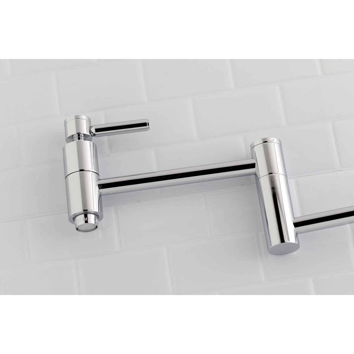 Elements of Design ES8101DL Wall Mount Pot Filler Kitchen Faucet, Polished Chrome