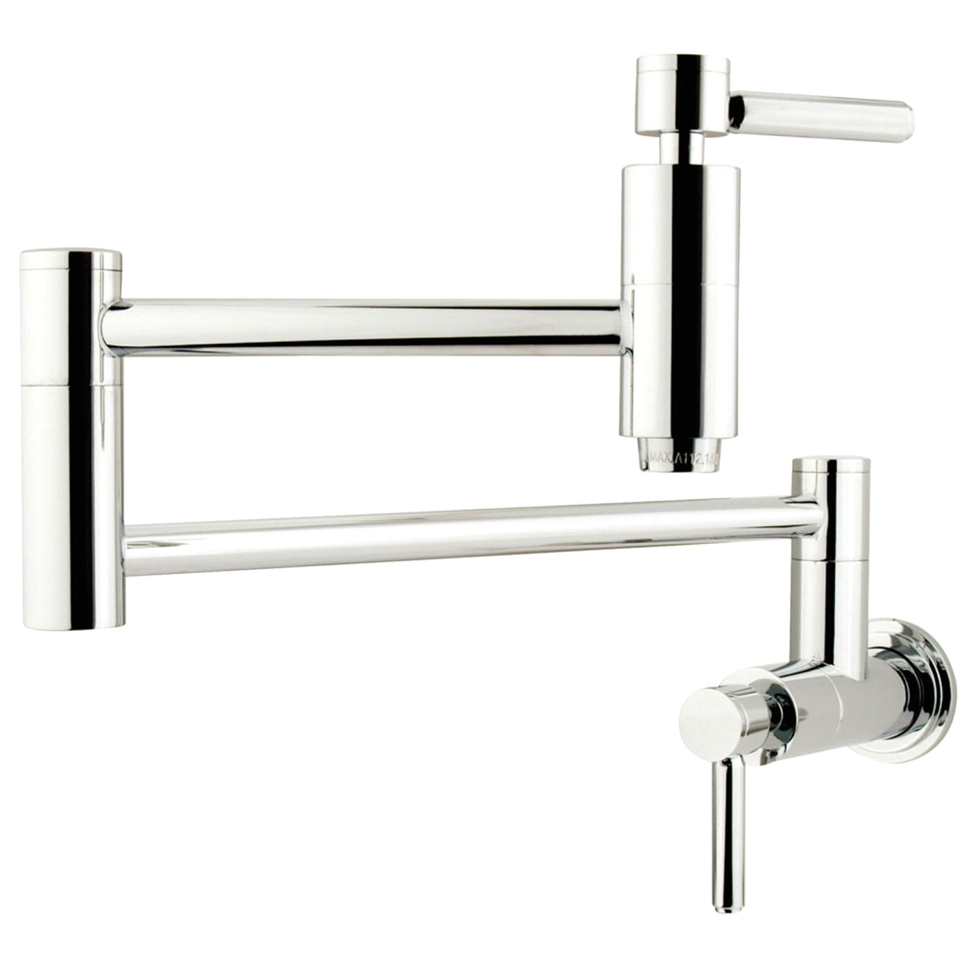 Elements of Design ES8101DL Wall Mount Pot Filler Kitchen Faucet, Polished Chrome