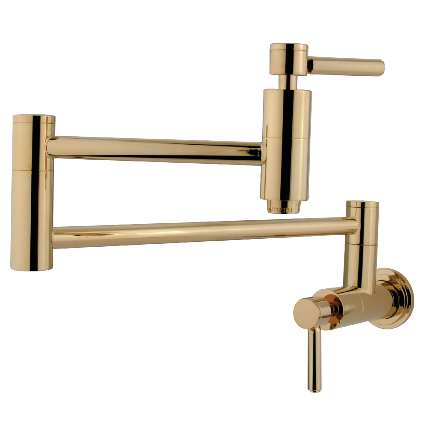 Elements of Design ES8102DL Wall Mount Pot Filler Kitchen Faucet, Polished Brass