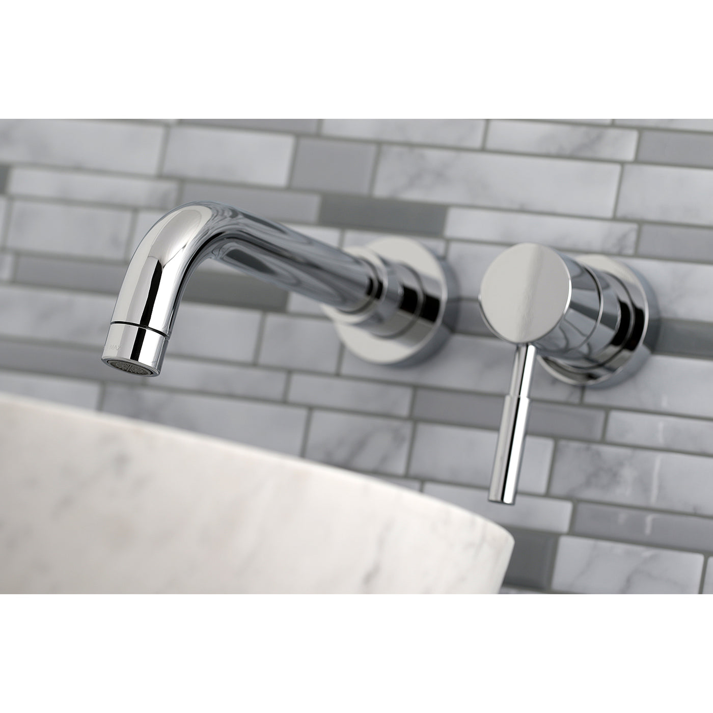 Elements of Design ES8111DL Single-Handle Wall Mount Bathroom Faucet, Polished Chrome