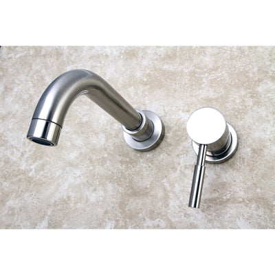 Elements of Design ES8118DL Single-Handle Wall Mount Bathroom Faucet, Brushed Nickel