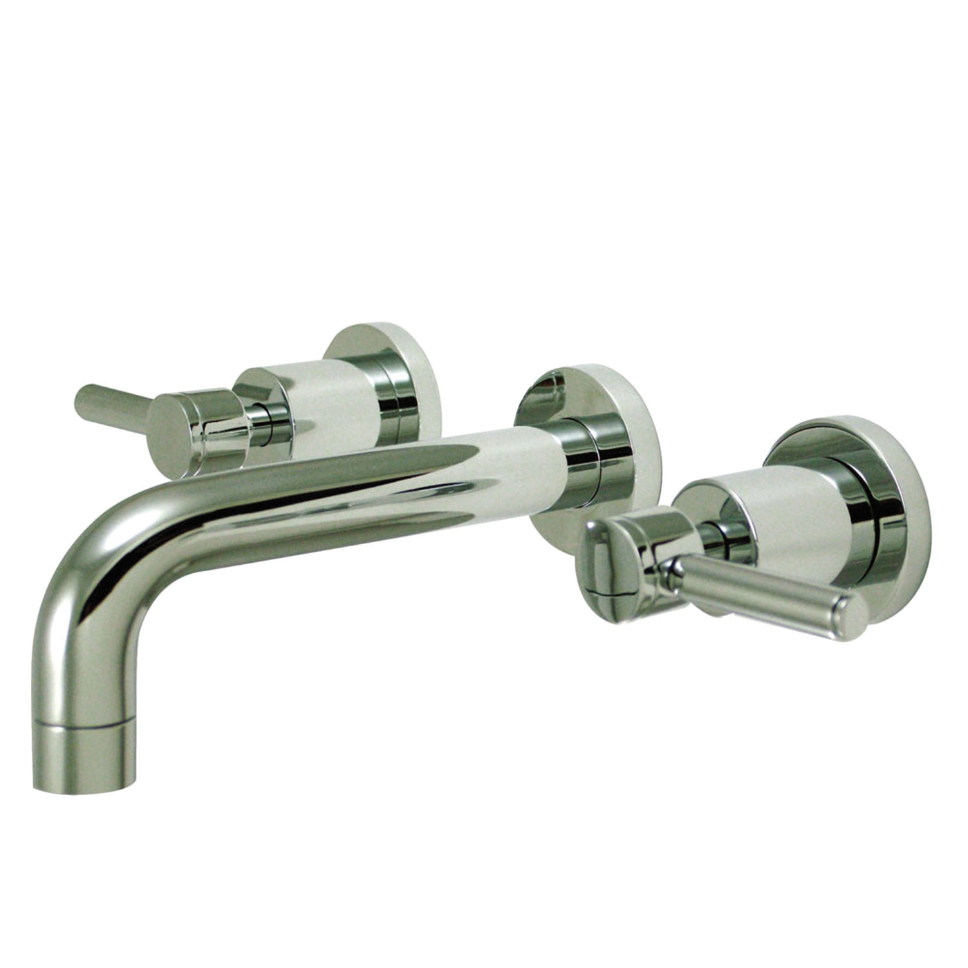 Elements of Design ES8121DL 2-Handle Wall Mount Bathroom Faucet, Polished Chrome