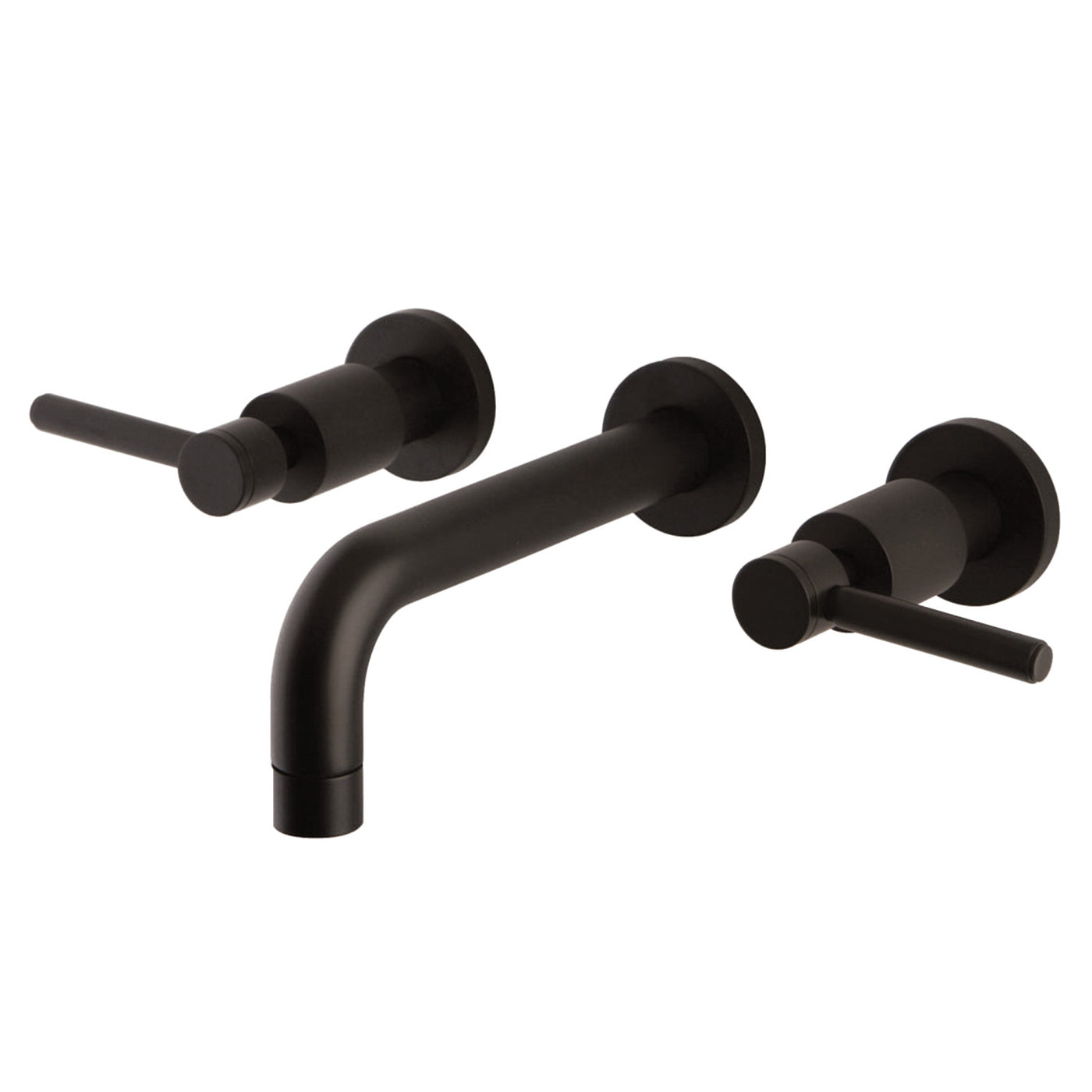 Elements of Design ES8125DL 2-Handle Wall Mount Bathroom Faucet, Oil Rubbed Bronze