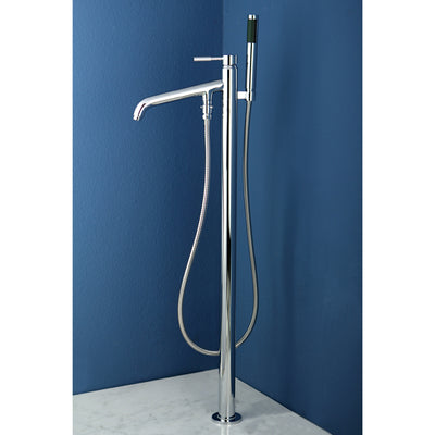 Elements of Design ES8131DL Freestanding Tub Faucet with Hand Shower, Polished Chrome