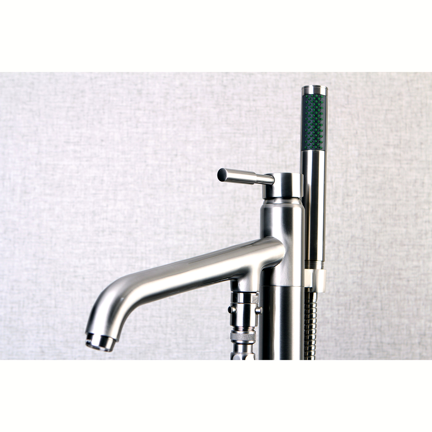 Elements of Design ES8138DL Freestanding Tub Faucet with Hand Shower, Brushed Nickel