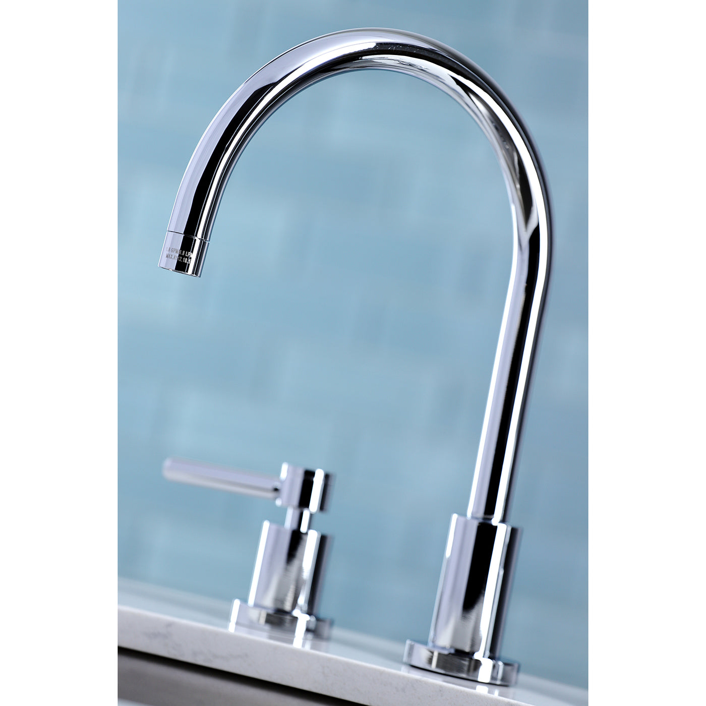 Elements of Design ES8721DLLS Widespread Kitchen Faucet, Polished Chrome