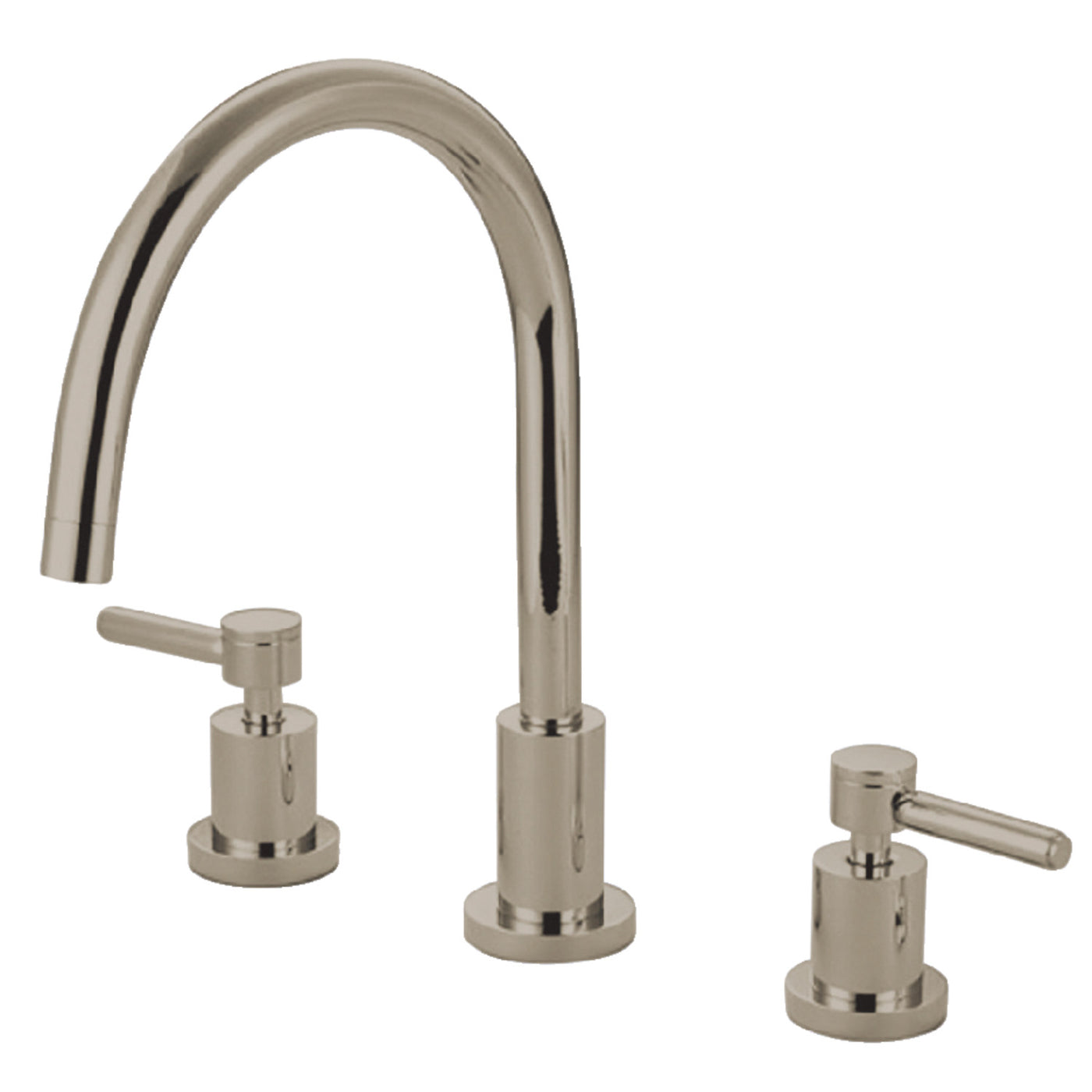 Elements of Design ES8726DLLS Widespread Kitchen Faucet, Polished Nickel