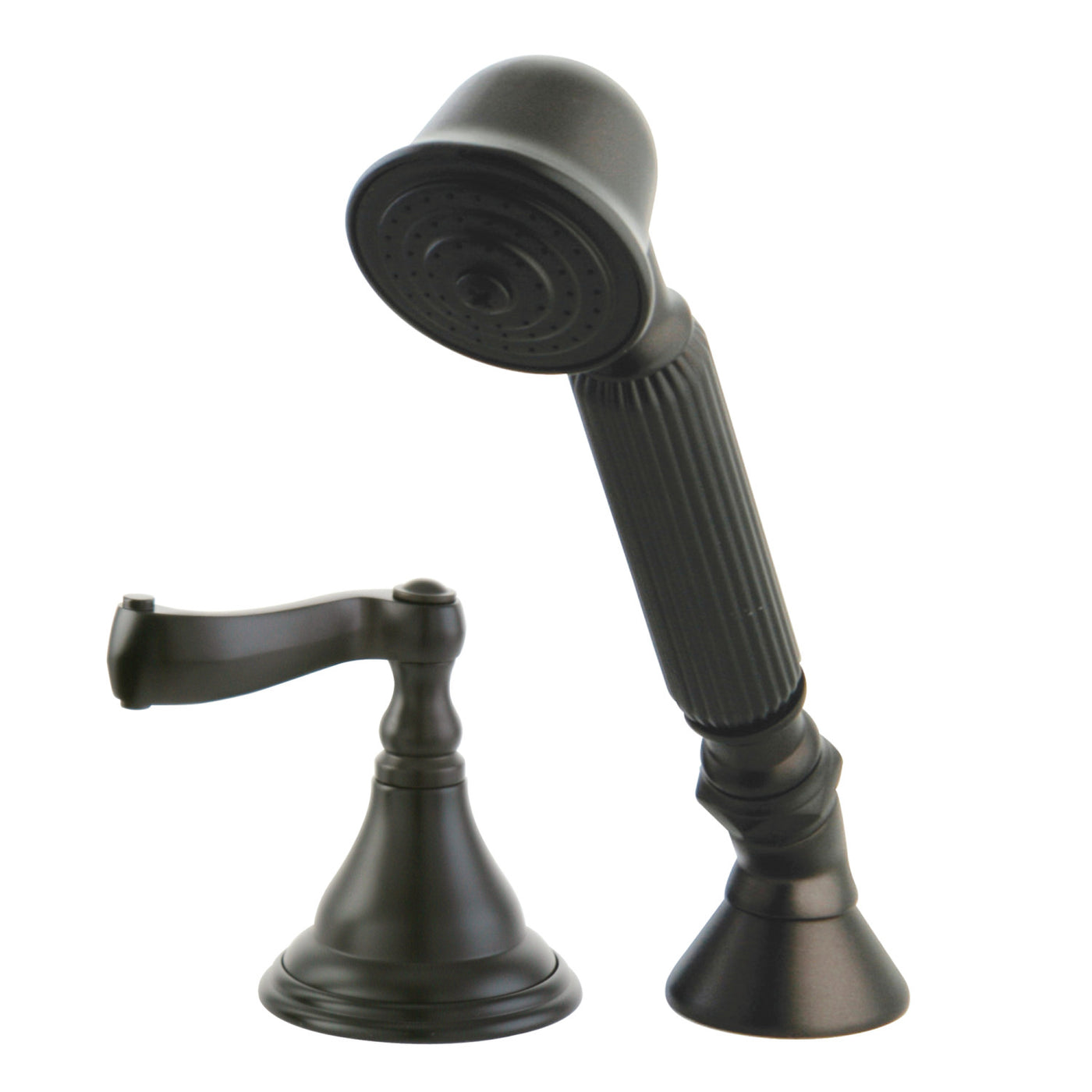 Elements of Design ESK5365FLTR Deck Mount Hand Shower with Diverter for Roman Tub Faucet, Oil Rubbed Bronze